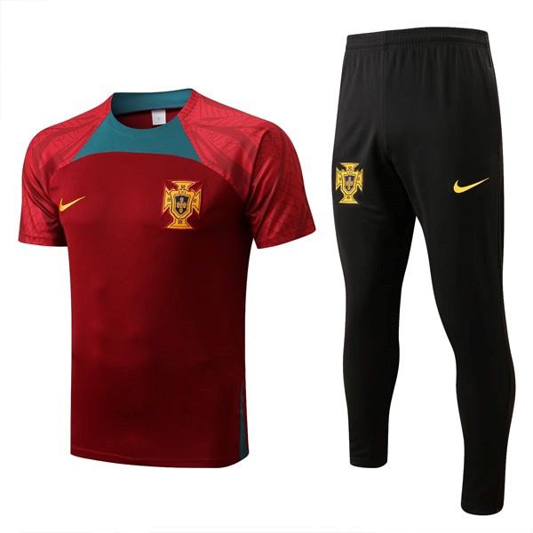 Camiseta Portugal Conjunto Completo 2022/23 Rojo